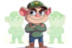 design custom cartoon character, mascot