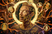 make a funny meme coin art, solana meme coin art