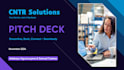 create an investor ready and pitch deck, pptx, canva