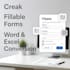 convert excel or word to fillable PDF editable PDF design