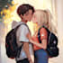 draw you anime couple art portrait
