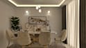 do interior design in minimalist scandi modern style