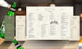 design a professional digital and print restaurant menu