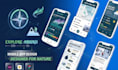 do mobile app uiux design, app uiux design, uiux design in figma or xd