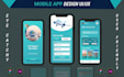 do modern mobile app  design in figma or professional mobile app design