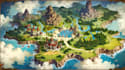 create a high quality fantasy map
