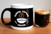 create unique custom coffee mug design
