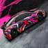 reate itasha car wrap design, racing car wrap