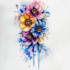 draw watercolor tattoo design