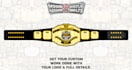 custom champion belt design