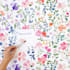 create unique and elegant floral patterns in watercolors