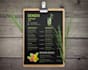 an amazing food menu, restaurant menu design