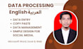do arabic fast data entry in word, excel, website and other