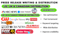 write press release writing, crypto press release and press release distribution