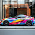 reate itasha car wrap design, racing car wrap