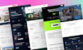 do figma design, figma website design, website ui ux design, figma landing page
