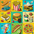 create a food pop art using your food
