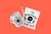 draw unique coffee mug design for you