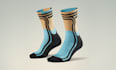 do custom socks mockup design with unlimited revision
