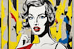 draw pop art portrait illustration
