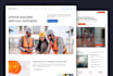 design website UI UX, figma templates, mockups, wireframes, and landing pages