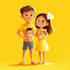 draw you as a famous yellow cartoon character