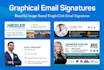 design clickable HTML graphical email signature