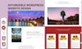 create wordpress landing page design or wordpress websites
