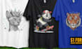 create unique animal lovers t shirt designs