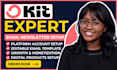 setup kit landing page design convertkit newsletter template kit email sequence