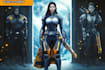 do star wars sci fi character art, game character for you