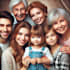 draw disney family portrait illustration