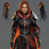 create a game character art or sci fi character illustration