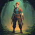 do game character art, 2d game character art