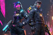 design cyberpunk and fantasy character splash art