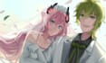 draw cute anime couple for you