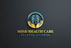 unique mental health, wellness, medical, brain, clinic logo