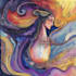 draw a digital abstract art illustration