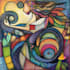 design and animate abstract album cover art