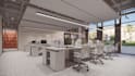 do office, workspace interior design and renderings