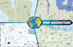 create animated maps for events, businesses and social media