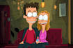 draw a cartoon futurama style portrait