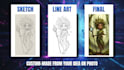 make a professional custom character art design