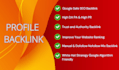 high da SEO profile backlinks
