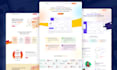 do clean professional web landing page UI UX design figma
