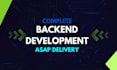 develop node express mongodb server asap