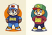 design mascot cartoon logo design and mascot character