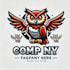 do make owl mascot logo design with 1 day delivery