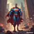 make a scifi fantasy super hero character design