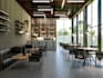 create cafe or bar interior design and 3d rendering